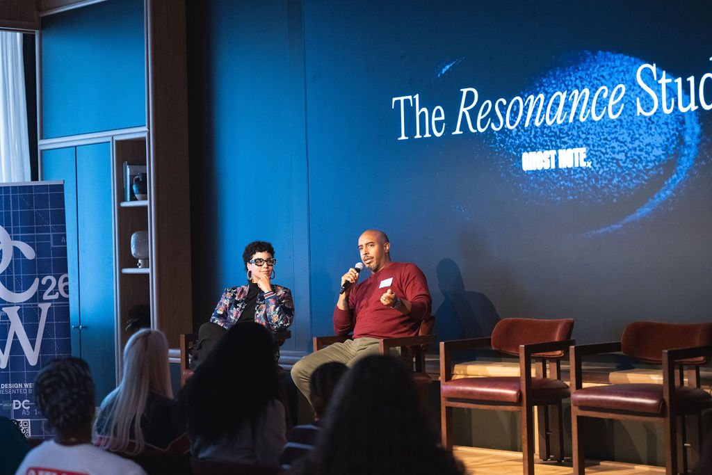 A conversation on the main stage at POV